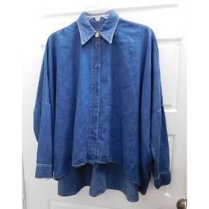 MM6 Maison Martin Margiela Denim Shirt Jacket sz 42